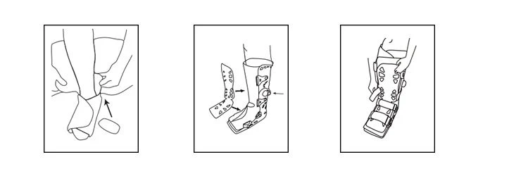 Pneumatic Walking Boot Instructions